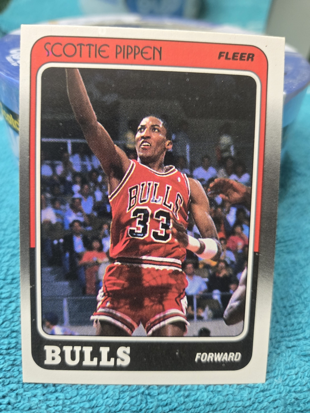 Scottie Pippen 1988 Fleer Chicago Bulls Basketball Card - Red Rookie